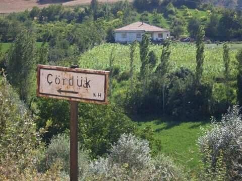 Çördük Köyü Tabela